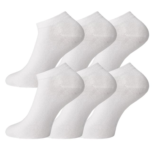 6 Paar TippTexx 24 GOTS Sneakersocken mit Bio-Baumwolle